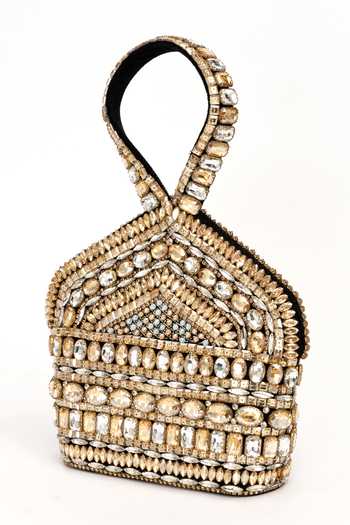 Buy Eena Black Zaina Bead Embellished Clutch Online at Aza Fashions Buy_Eena_Black Zaina Bead Embellished Clutch _Online_at_Aza_Fashions