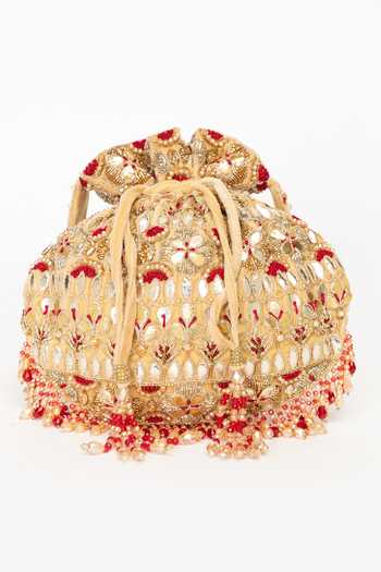 Eena Ravya Embroidered Potli Bag 