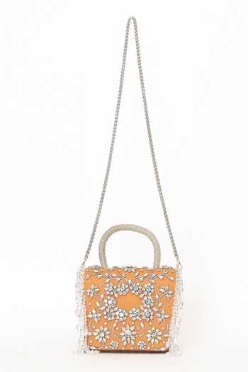 Eena Minali Crystal Embellished Clutch 