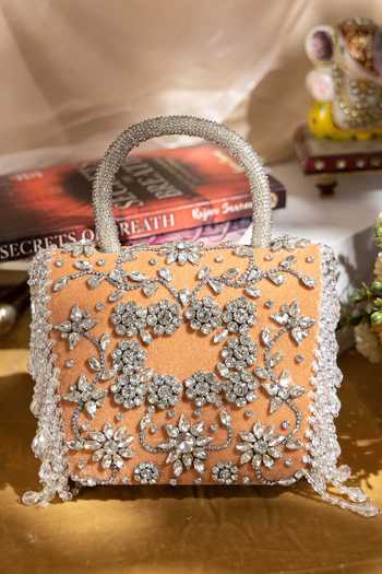 Eena Minali Crystal Embellished Clutch 