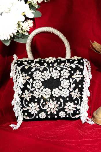 Eena Minali Floral Embellished Clutch 