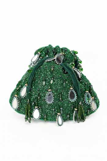 Eena Zuri Beadwork Potli Bag 