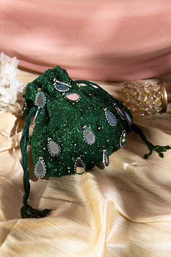 Eena Zuri Beadwork Potli Bag 