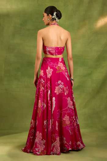 Neha Khullar Floral Print Lehenga Set 
