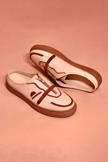 Dmodot Freddo Mocha Leather Sneakers 