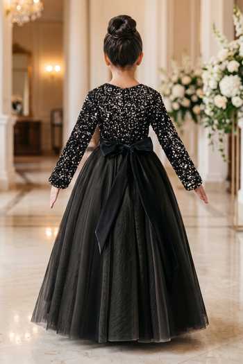 Petite Pomme Placement Embroidered Dress 