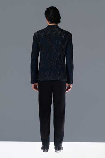 Rohit Gandhi + Rahul Khanna Auric Rhythm Embroidered Bandhgala Set 