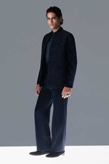 Rohit Gandhi + Rahul Khanna Eden Crest Bandhgala Set 