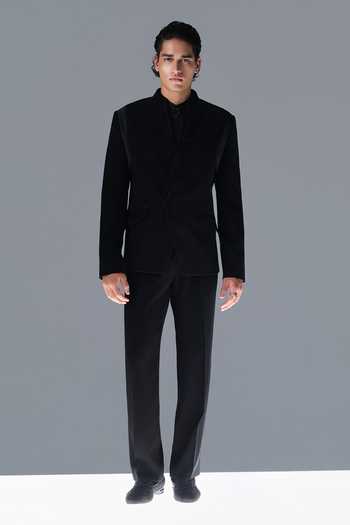 Rohit Gandhi + Rahul Khanna Monolith Embroidered Bandhgala Set 