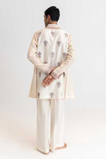 Wabi Sabi By Anshum-Ritesh Resham Embroidered Kurta Set 
