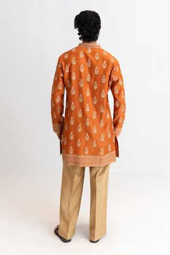Wabi Sabi By Anshum-Ritesh Ornate Bloom Dori Work Kurta & Pant Set 