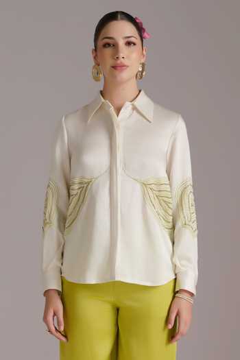 JAYN India Fatima Embroidered Shirt 