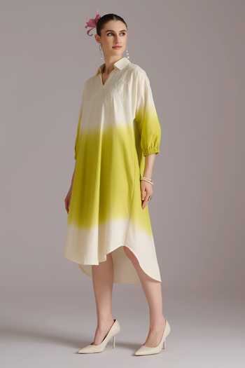 JAYN India Ombre Shirt Dress 
