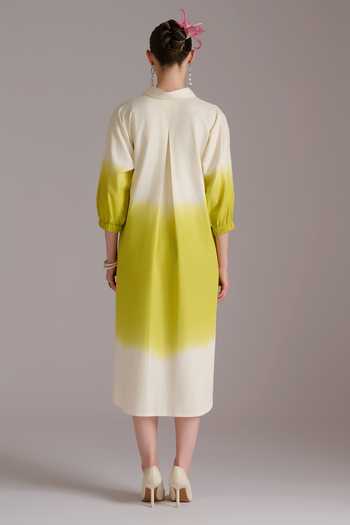 JAYN India Ombre Shirt Dress 
