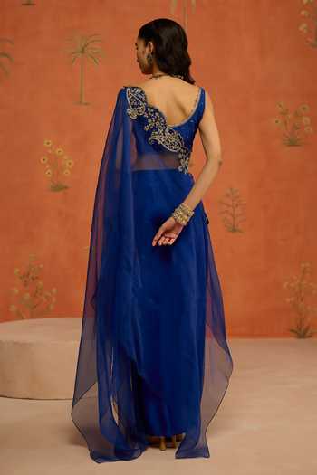 Shikha Mehta Nitara Embroidered Cape Skirt Set