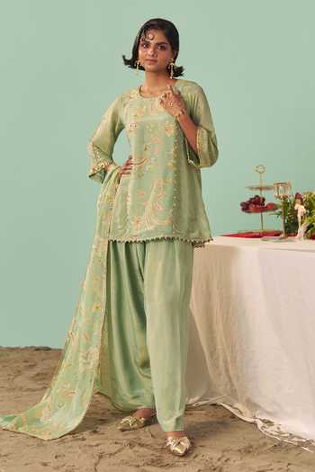 Chrkha Chintz Printed Kurta Set