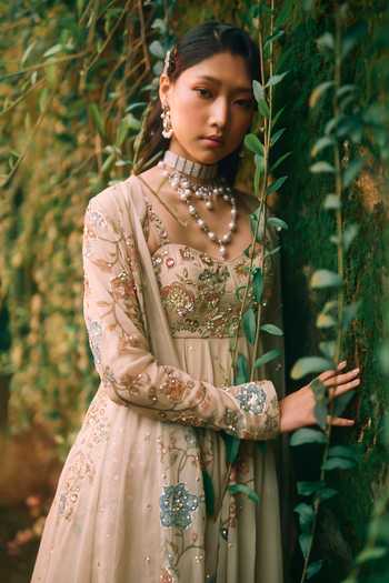 Paulmi And Harsh Rue Floral Print Jacket 