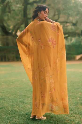 Paulmi And Harsh Elin Floral Print Kaftan 