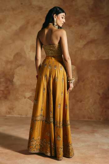 Aman Takyar Embroidered Blouse Sharara Set