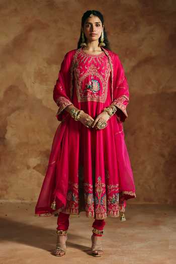 Aman Takyar Embroidered Anarkali Set