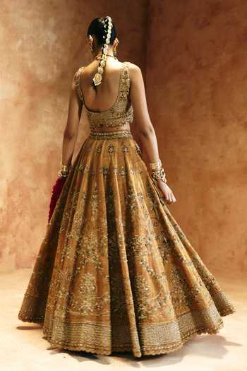 Aman Takyar Thread Embroidered Lehenga Set