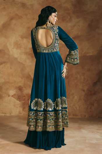 Aman Takyar Embroidered Anarkali Set