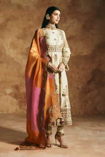 Aman Takyar Embroidered Anarkali Set