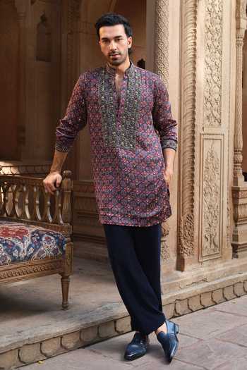 Darzi House Mehrangarh Printed Kurta Set With Dupatta