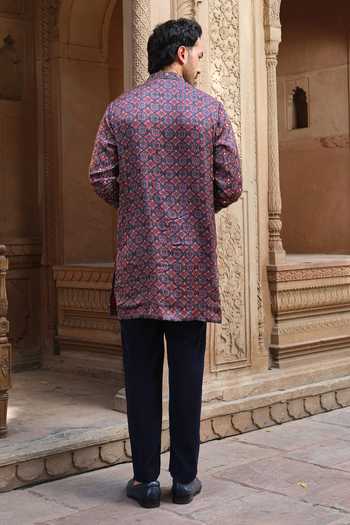 Darzi House Mehrangarh Printed Kurta Set With Dupatta