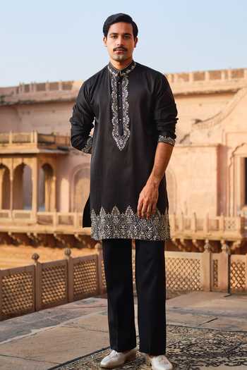 Darzi House Shyamgarh Hand Embellished Kurta Set 
