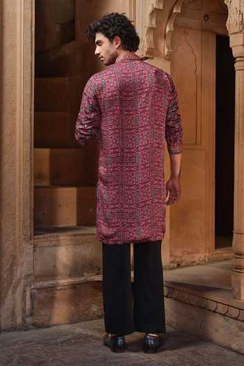 Darzi House Barmer Ajrakh Print Kurta Set