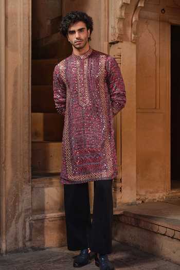 Darzi House Barmer Ajrakh Print Kurta Set