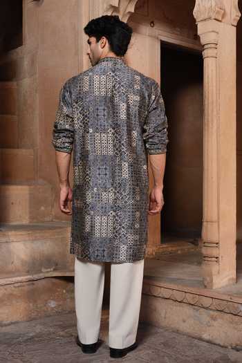 Darzi House Rathore Ajrakh Print Kurta Set 