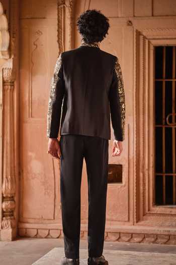 Darzi House Mayur Garh Embroidered Jacket Pant Set