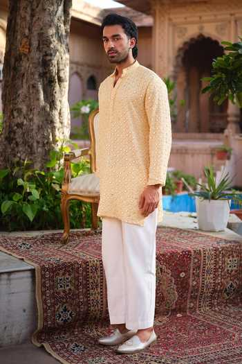 Darzi House Sheesh Mahal Embroidered Kurta Set 