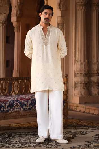 Darzi House Mandana Embroidered Kurta Set 