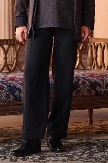 Buy Darzi House Black Chanderi, Jacquard Shahpura Textured Draped Kurta Set Online at Aza Fashions Buy_Darzi House_Black Chanderi, Jacquard Shahpura Textured Draped Kurta Set _Online_at_Aza_Fashions