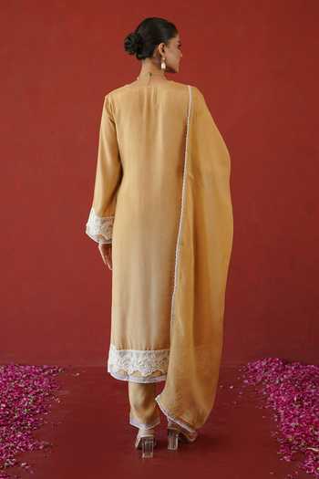 Masoomm Lace Work Kurta Set