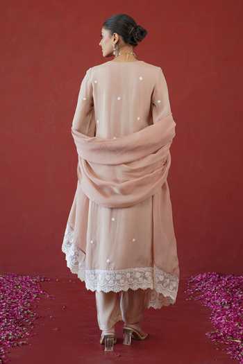 Masoomm Embroidered Silk Kurta Set