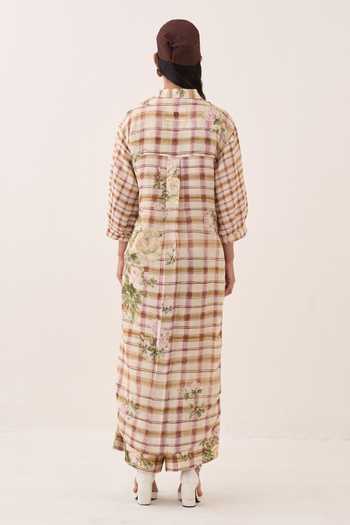 Ofrida Jaali Trench Jacket & Pant Co-Ord Set 