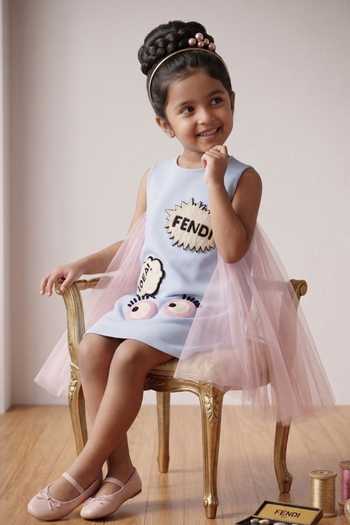Lil Angels Patchwork Embroidered Dress 