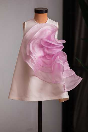 Lil Angels Organza Ruffle Dress 