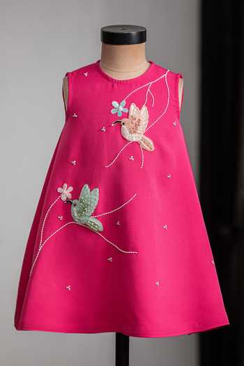Lil Angels Embellished A-Line Dress 