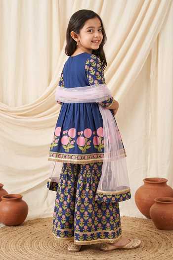 Petite Pomme Printed Sharara Set