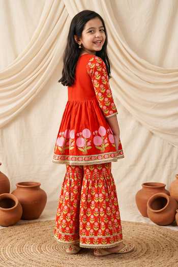 Petite Pomme Butti Print Kurta Set