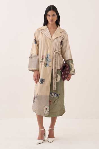 Ofrida Nakshatra Wrap Tie-Knot Dress 