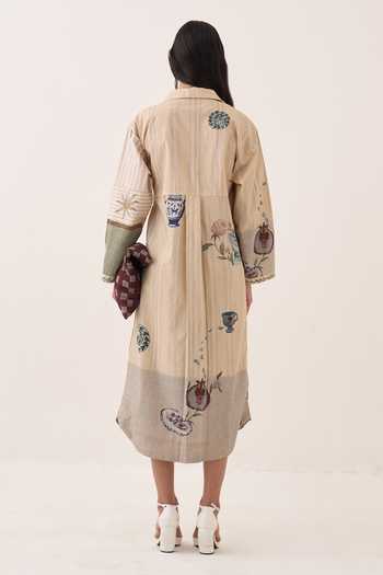 Ofrida Nakshatra Wrap Tie-Knot Dress 