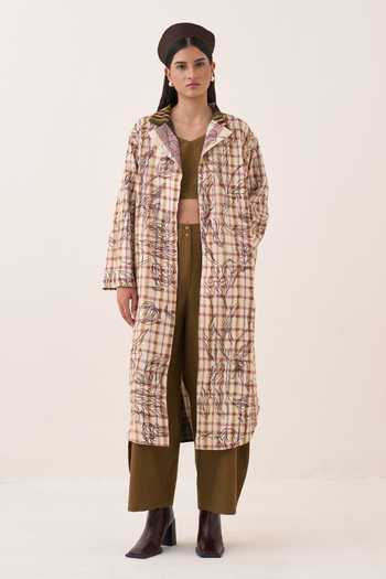 Ofrida Hari Reversible Trench Jacket 
