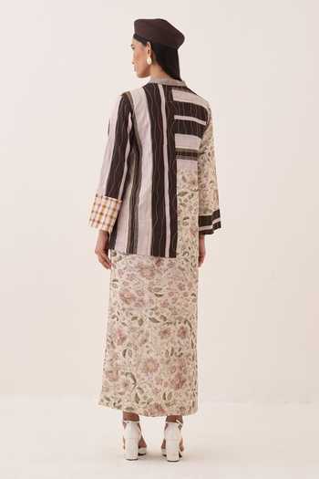 Ofrida Gulzar Printed Midi Skirt 