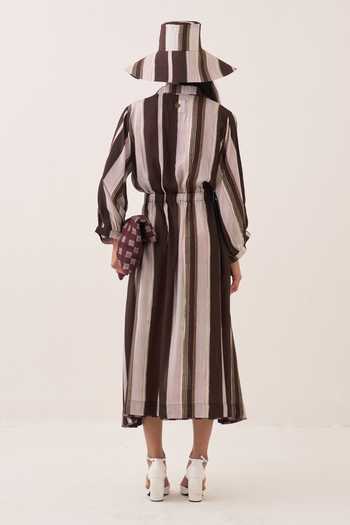 Ofrida Shyam Striped Poem Dress 
